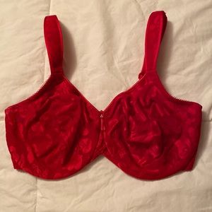 Beautiful red Wacoal Awareness bra! Like new!!